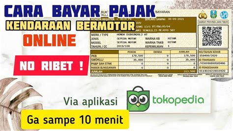 5 Menit Kelar! Cara Bayar Pajak Motor Online Anti Ribet 2024!